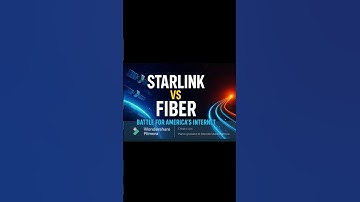 Starlink vs Fiber: The Battle for America’s Internet:#Starlink #FiberOptics #Broadband #SpaceX