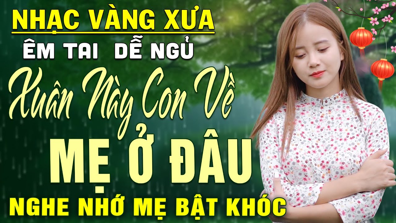 Xuân Này Con Về Mẹ Ở Đâu ➤Nhạc BOLERO Trữ Tình DIỄN QUÂN Nghe CỰC ÊM TAI Dễ Ngủ -NGHE LÀ BẬT KHÓC