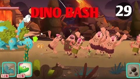 Dino Bash Level 29 Android walk-through Gameplay (Mobile Game)