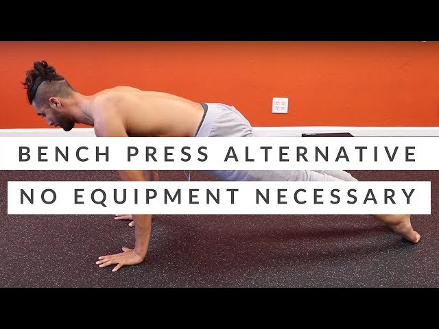 Bodyweight alternative to the bench press - Advanced home exercise