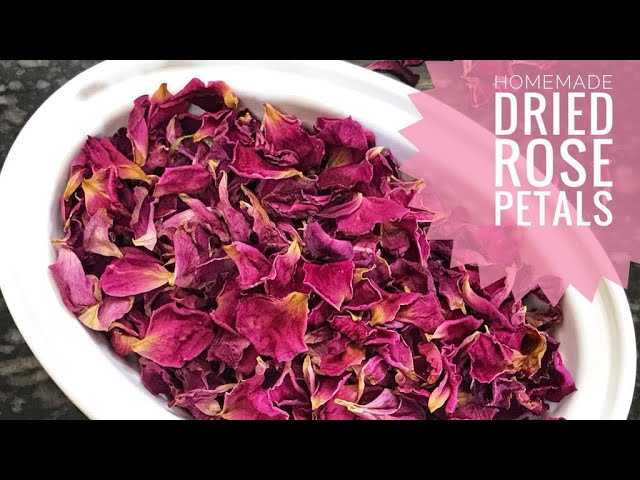 How To Make Rose Petals For Dessert, How To Dry Rose Petal For Tea