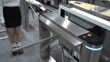 DS112 Tripod Gate with Card Solution // Daosafe Turnstile Company