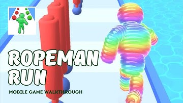 Mobile Game Rope Man Run All levels Walkthrough | 89-100 Android,ios