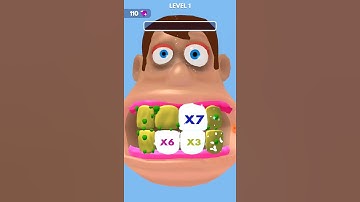 TEETH RUNNER GAMEPLAY ANDROID IOS WALKTHROUGH GAMES LEVEL TR1