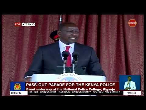 H.E Ruto to IG Koome: Govt will provide appropriate uniforms for our police officers