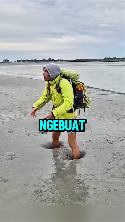 This Guy Shows Off His Trick to Beat Quicksand Without Any Help! #shorts
