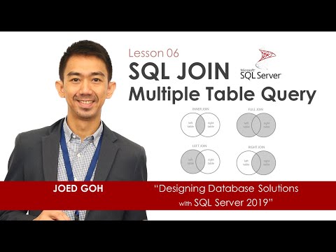 06 SQL JOIN - Multiple Table Query | Designing Database Solutions with Microsoft SQL Server  2019