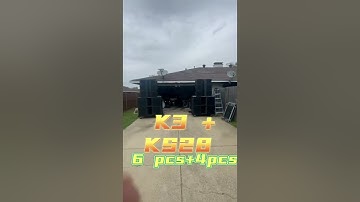 6 pcs K3 + 4 pcs KS28 subwoofer +2 pcs LA8 + 1 D20KQ DSP power amplifier feedback from USA