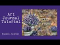 Napkin Art Journal Tutorial for Beginners- GO VINTAGE