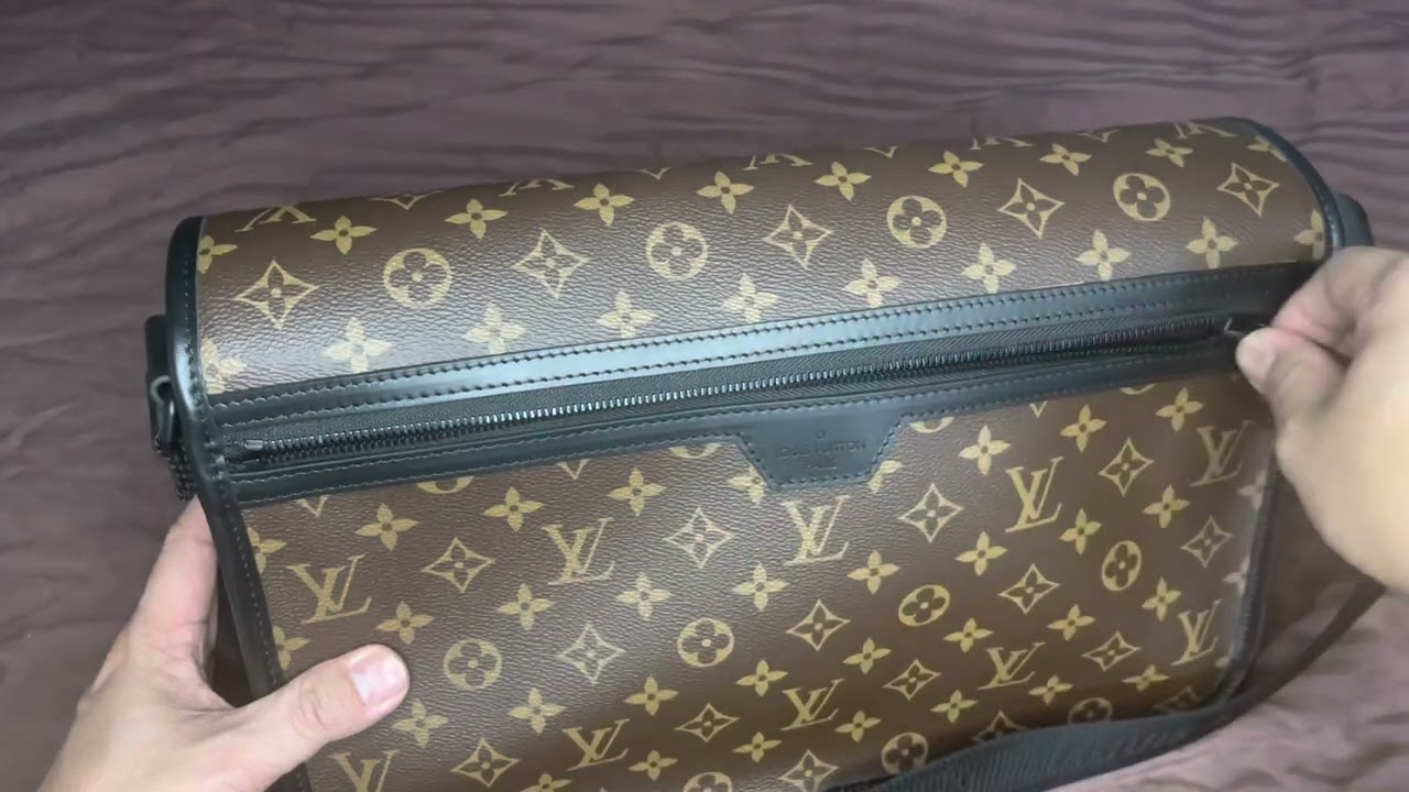 Louis Vuitton Monogram Macassar Archy Messenger GM - Brown