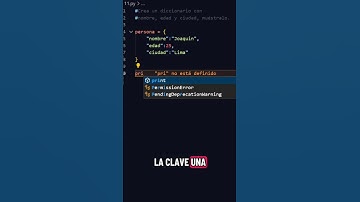 Día 11 - Diccionarios en Python #programacion #python #codificacion #programming #code