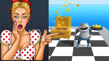 FAT 2 FIT 🍔🌭 - NEW SKIN All Levels Gameplay Android iOS Walkthrough