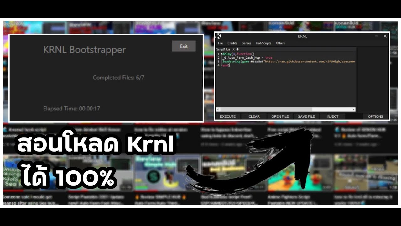 👾 สอนโหลด krnl ได้ 100 🔥 ไม่ติด krnl.dll is missing หรือติด error ดูจบ