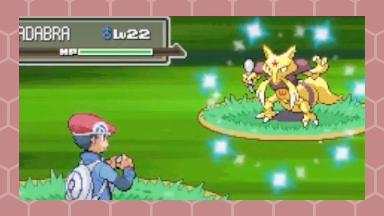 Shiny Kadabra after 5,833 REs in Platinum DTQ!