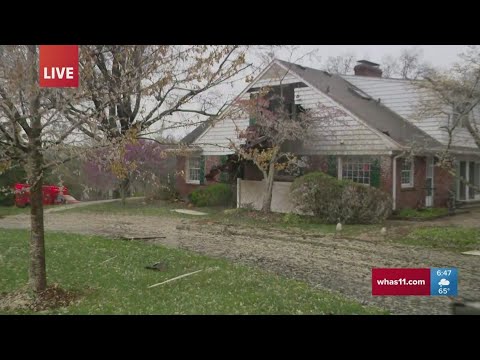 Severe weather rips roof off Prospect home, slams it into neighboring house