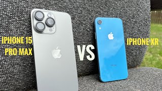 iPhone 15 pro max vs iPhone xr 2024