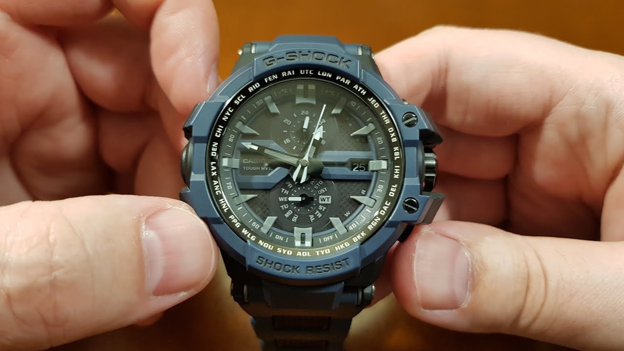 Casio G-Shock GW-A1000FC-2A GRAVITY DEFIER - omówienie funkcji [PL