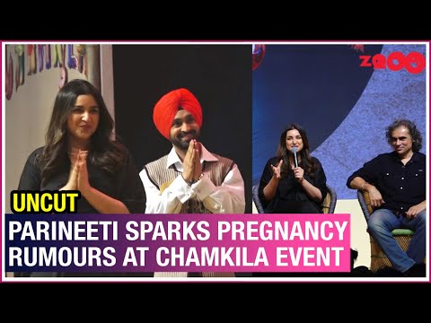 Parineeti Chopra SPARKS pregnancy rumours as she wears loose-fitted dress at Chamkila trailer launch - ZOOMTV