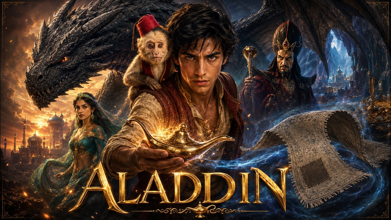 ALADDIN | The Cave That Turns Men Into Monsters | Full Fantasy Film