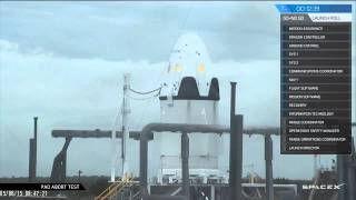 SpaceX Pad Abort Test Terminal Count go no-go poll   5 May 2015