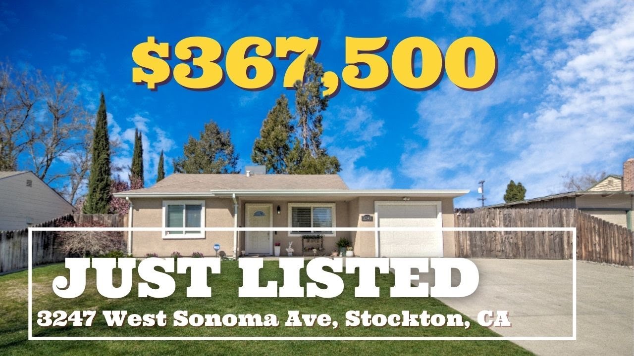 Stockton CA Home for Sale 3247 West Sonoma Ave Stockton Realtor