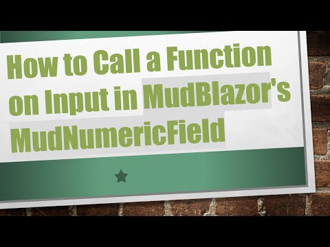 How to Call a Function on Input in MudBlazor's MudNumericField