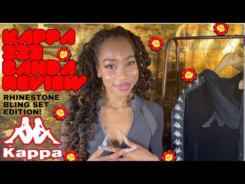 kappa 222 banda velour rhinestone set review!