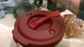 cooker pressure tupperware chicken microwave recipe risotto garlic breast