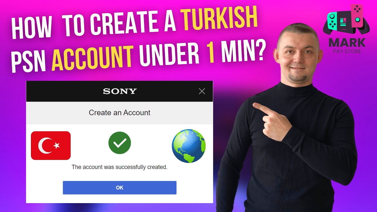 PlayStation Turkey Account 🇹🇷, Video Gaming, Video Games