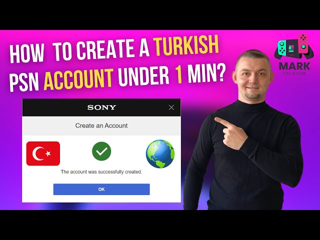 HOW TO FIX AN ERROR CAN'T CREATE AN ACCOUNT WHILE CREATING IT IN A  TURKISH PS STORE