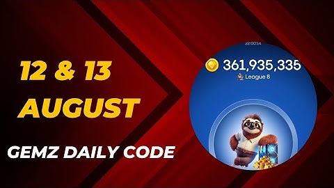 Gemz daily code today