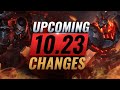 MASSIVE CHANGES: New Buffs & REWORKS Coming in PRESEASON Patch 10.23 - League of Legends