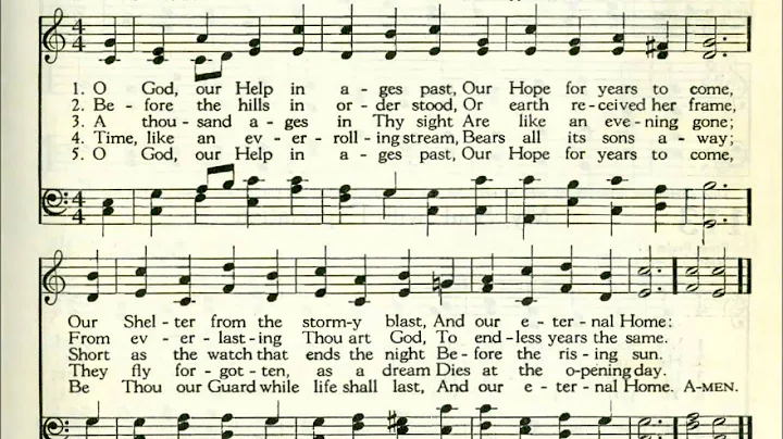 O God, Our Help in Ages Past (St. Anne)