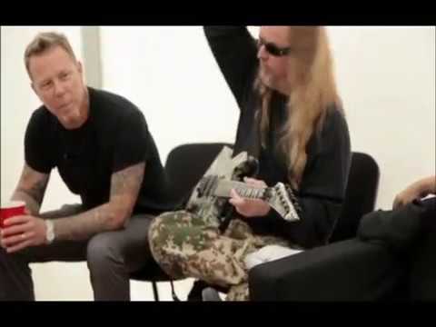 James Hetfield with Slayer