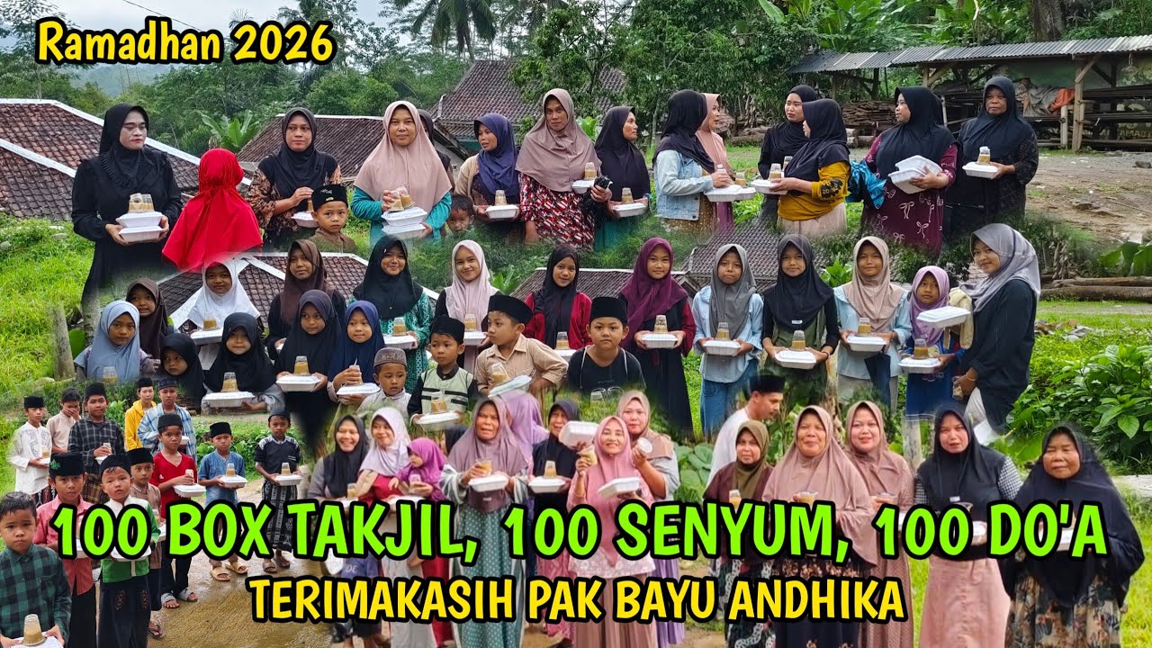 Ramdhan Penuh Berkah! Tak Disangka… 100 Box Takjil Ini Mengubah Senyum Warga Desa