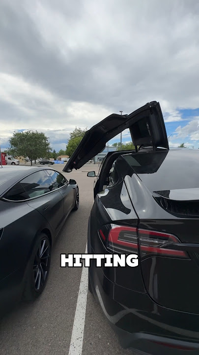 Will the Model X Automatic doors Hit My Model 3? 😳😅
