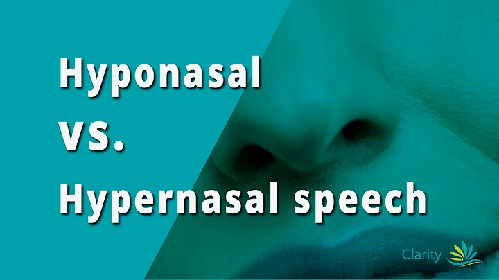 Do You Have Hyponasal or Hypernasal Speech?