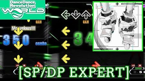 【DDR WORLD】 Robot Footwork / Super Shrimp [SP/DP EXPERT] 譜面確認 Play