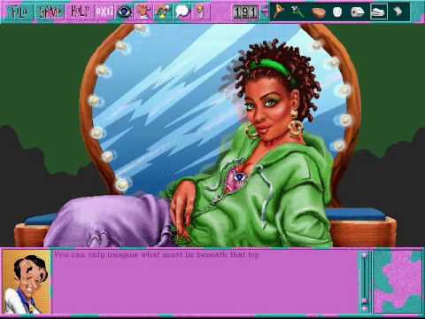 Leisure Suit Larry 6 (part 10/25): Shablee in the make-up classroom