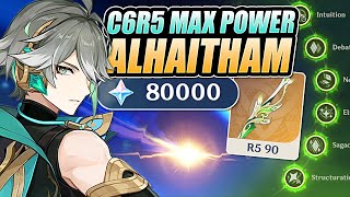 I Maxed Out Alhaitham... (HE'S SO HOT AND STRONG)