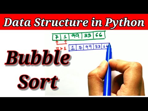 Bubble Sort in Python | Bubble Sort Algorithm | Python Tutorials