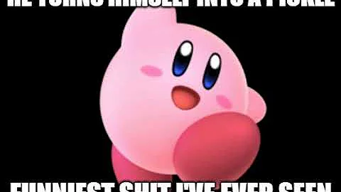 Kirby pickle rick meme