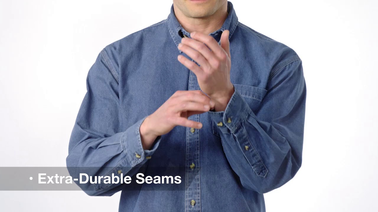 Port Authority Heavyweight Denim Shirt 
