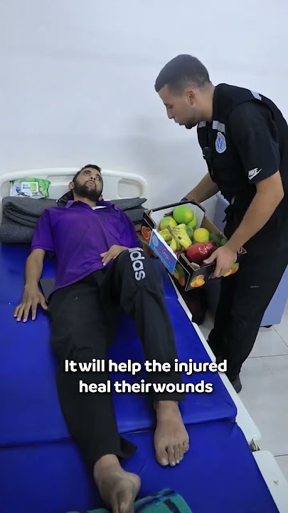 In Gaza, even simple fruit packs have become a rare source of healing and comfort.
