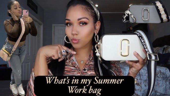 the snapshot dtm all black marc jacobs bag unboxing & review