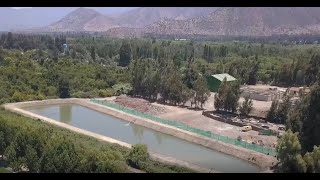 MOP inaugura tranque de agua para pequeños agricultores de Panquehue en Región de Valparaíso