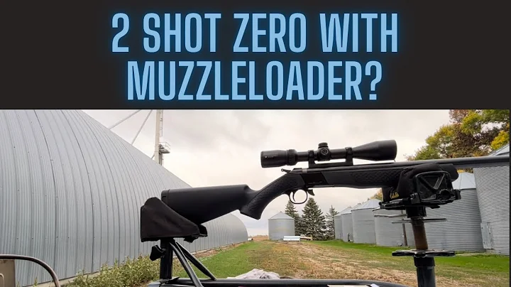 50. Cal muzzleloader zero in two shots
