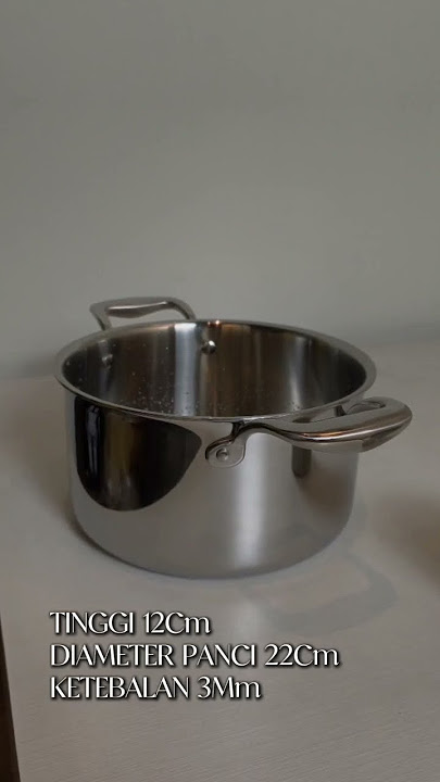 Masak Lebih Cepat, Hasil Lebih Lezat! Panci Stainless Steel yang Wajib Ada di Dapur Anda 🍳✨