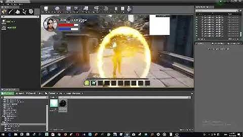 Blue fireball & Portal & Teleport Fx in Ue4