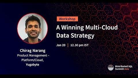 DSS Asia 2021 | A Winning Multi Cloud Data Strategy